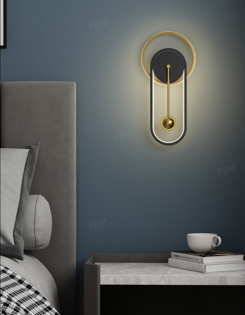 Wall Lamp Clock Accent Light
