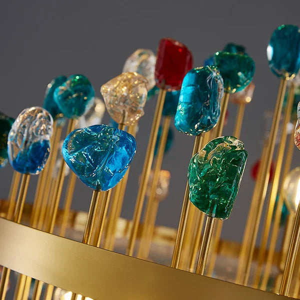 Ylk Vireak Luxury Colorful Chandelier