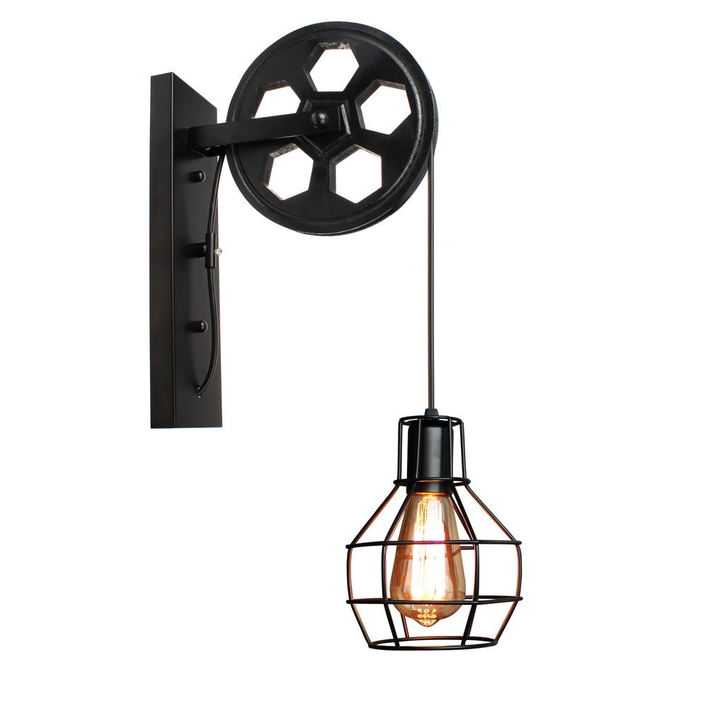 Pulley Vintage Retro Wall Light