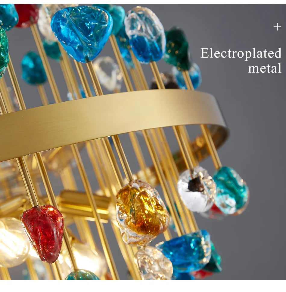 Ylk Vireak Luxury Colorful Chandelier
