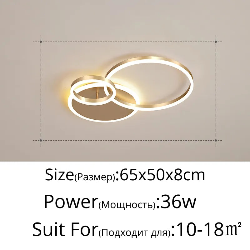 Qiyi Round Design LED Chandelier