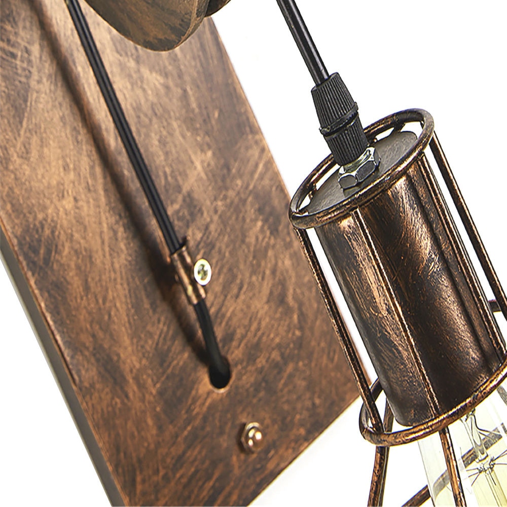 Pulley Vintage Retro Wall Light
