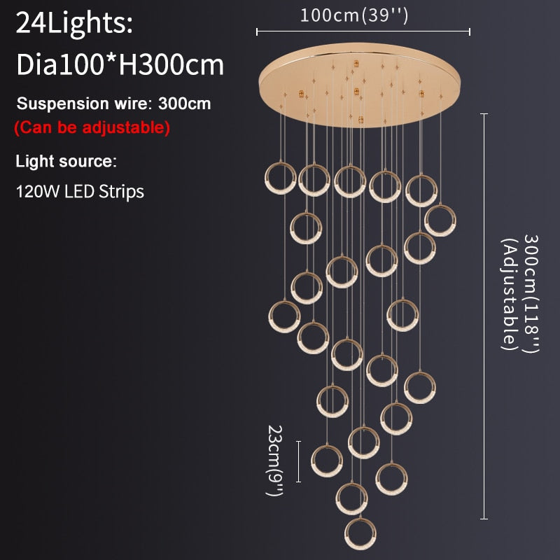 Ylk The Ring Modern Pendant Lamp