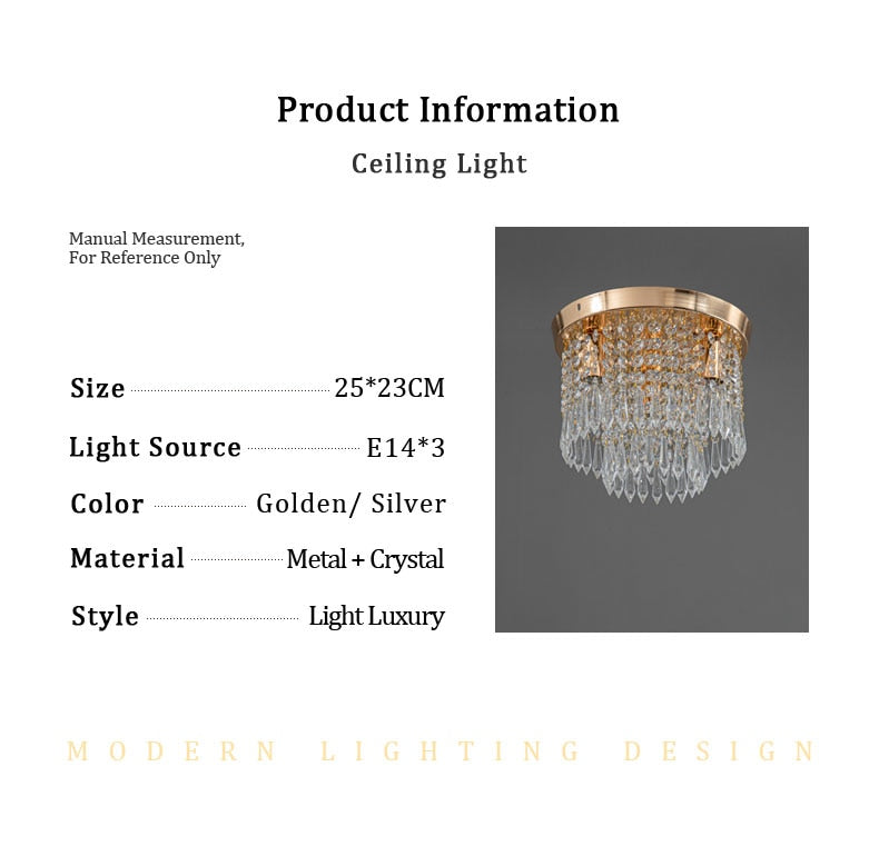 Wcus Moole - Crystal Pendant Light