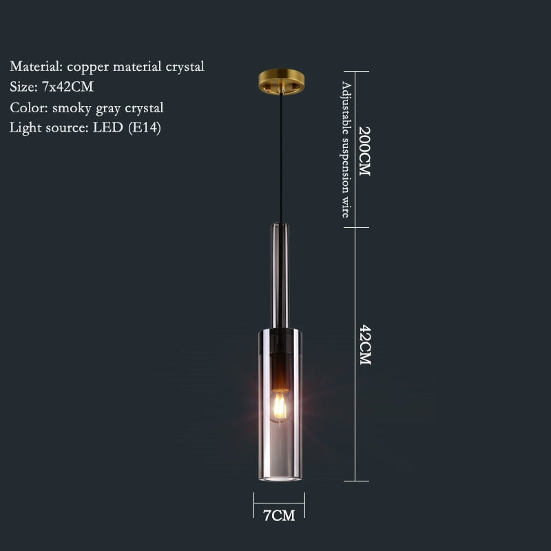 Navi Eneme Nordic Copper Pendant Lights