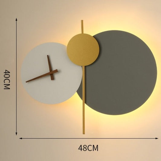 Wall Lamp Clock Accent Light