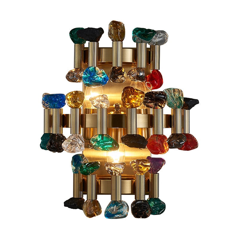 Ylk Rarmaden Colorful Crystal Sconce