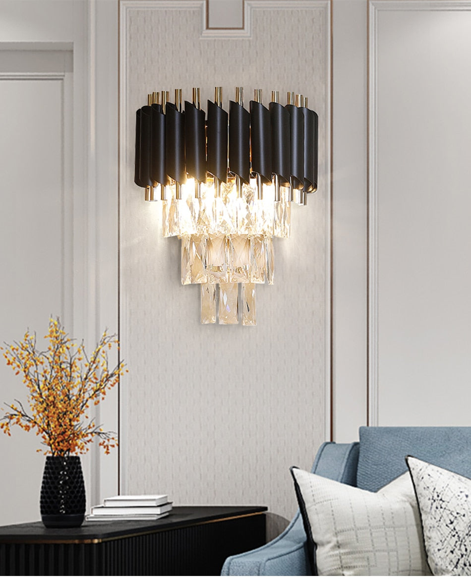 Ylk The Black Lunna Sconce Elegance