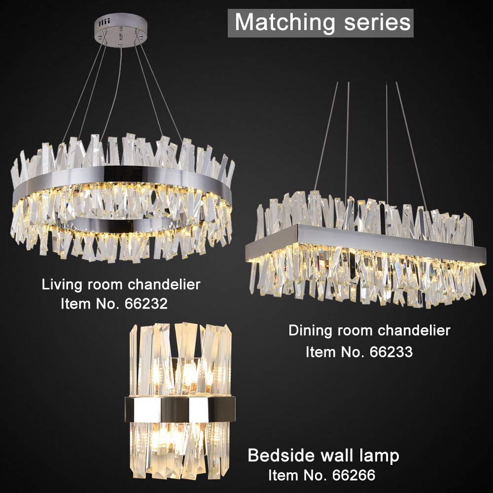 Ylk Valee - Contemporary Crystal Wall Sconce