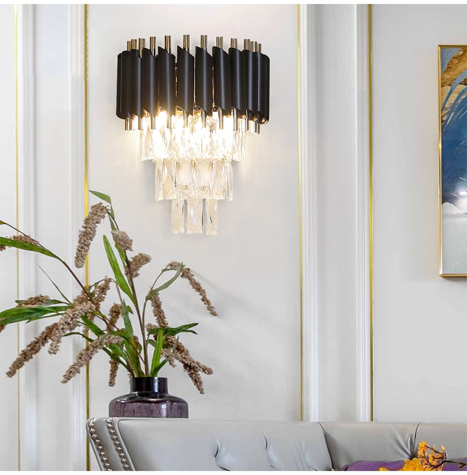 Ylk The Black Lunna Sconce Elegance