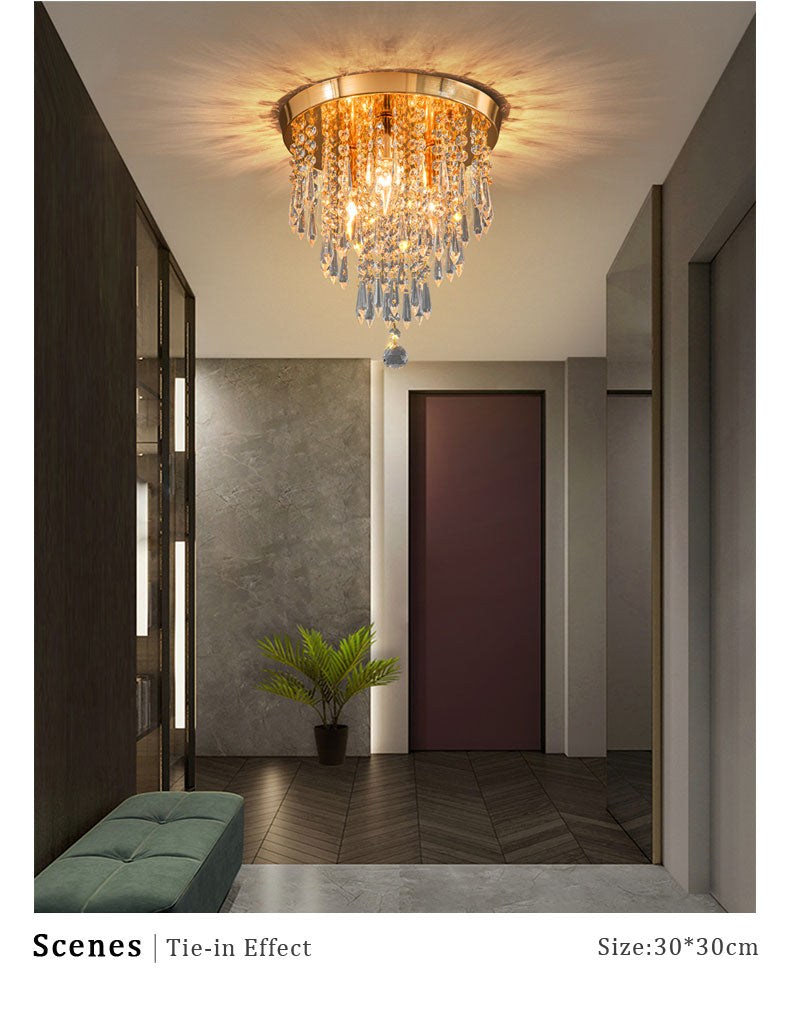 Wcus Golden Ceiling Light Fixture