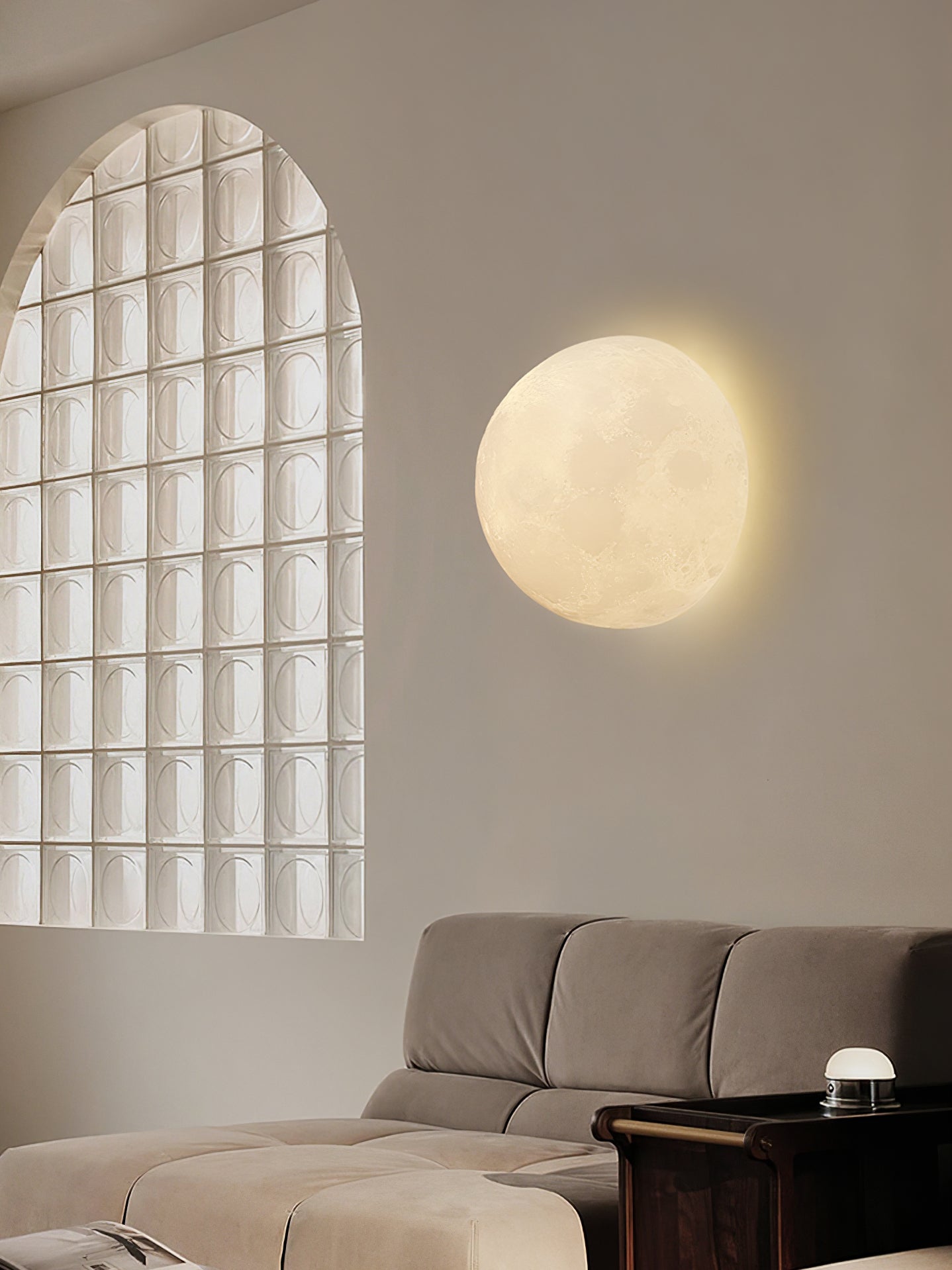 3D Moon Wall Lamp