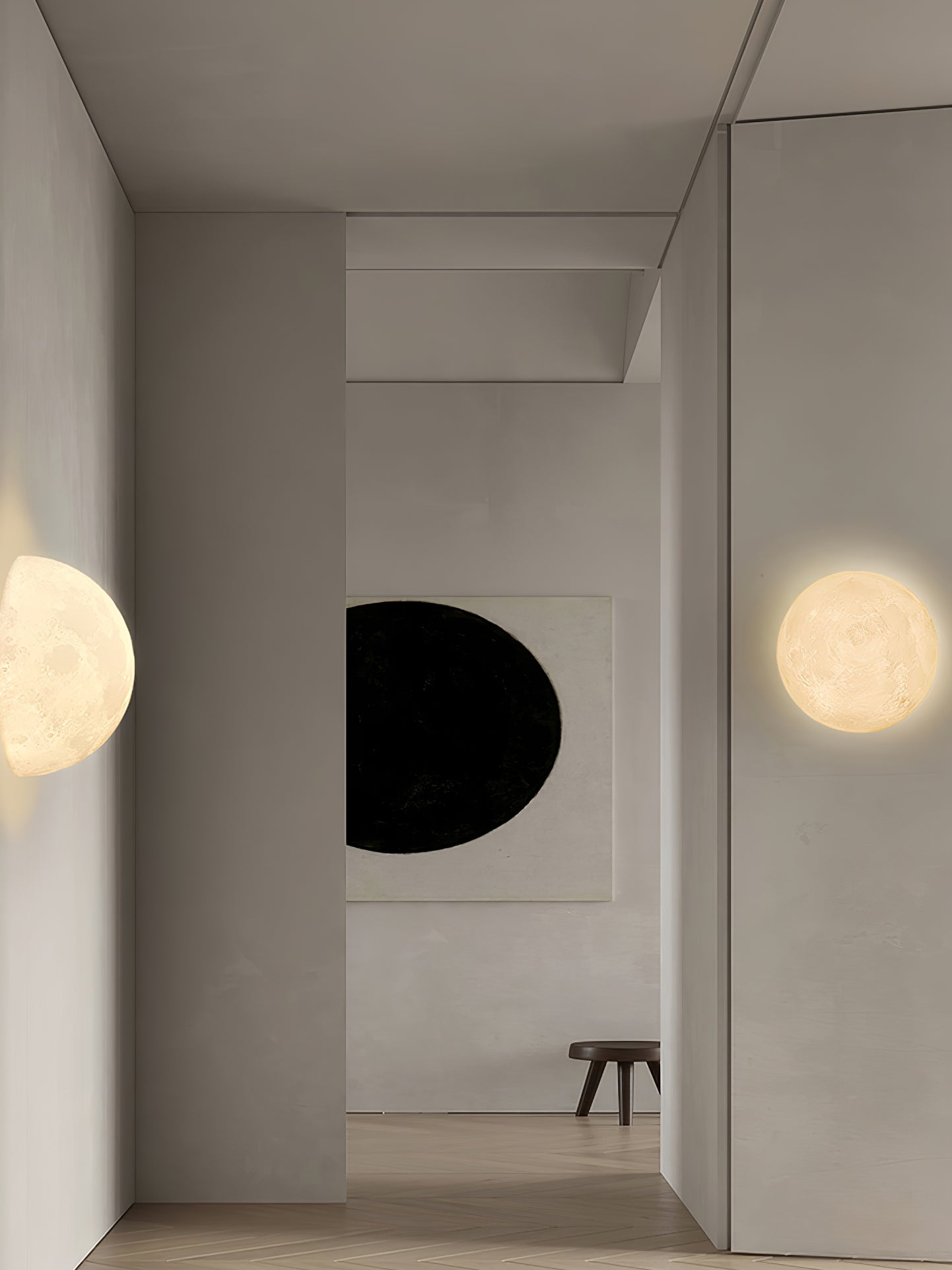 3D Moon Wall Lamp