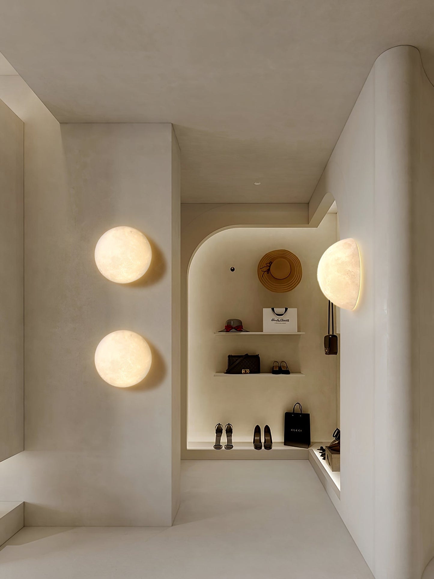 3D Moon Wall Lamp
