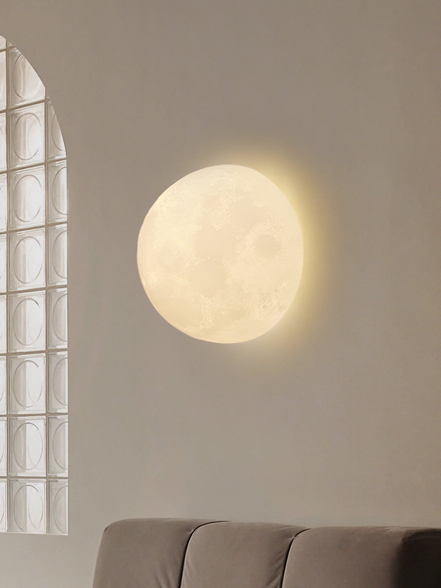 3D Moon Wall Lamp