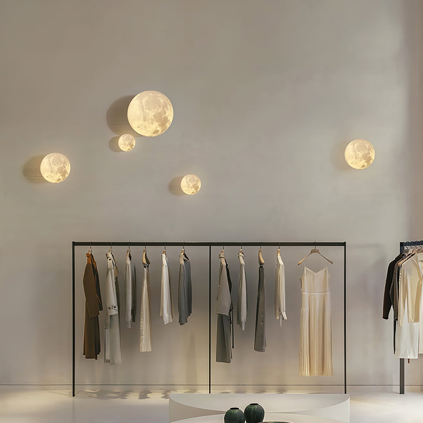 3D Moon Wall Lamp