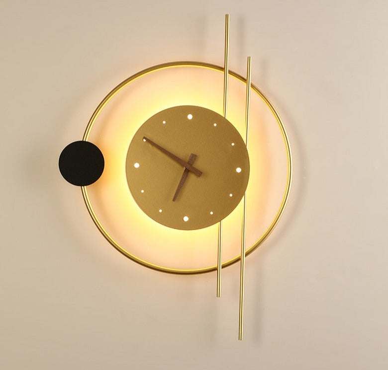 Wall Lamp Clock Accent Light