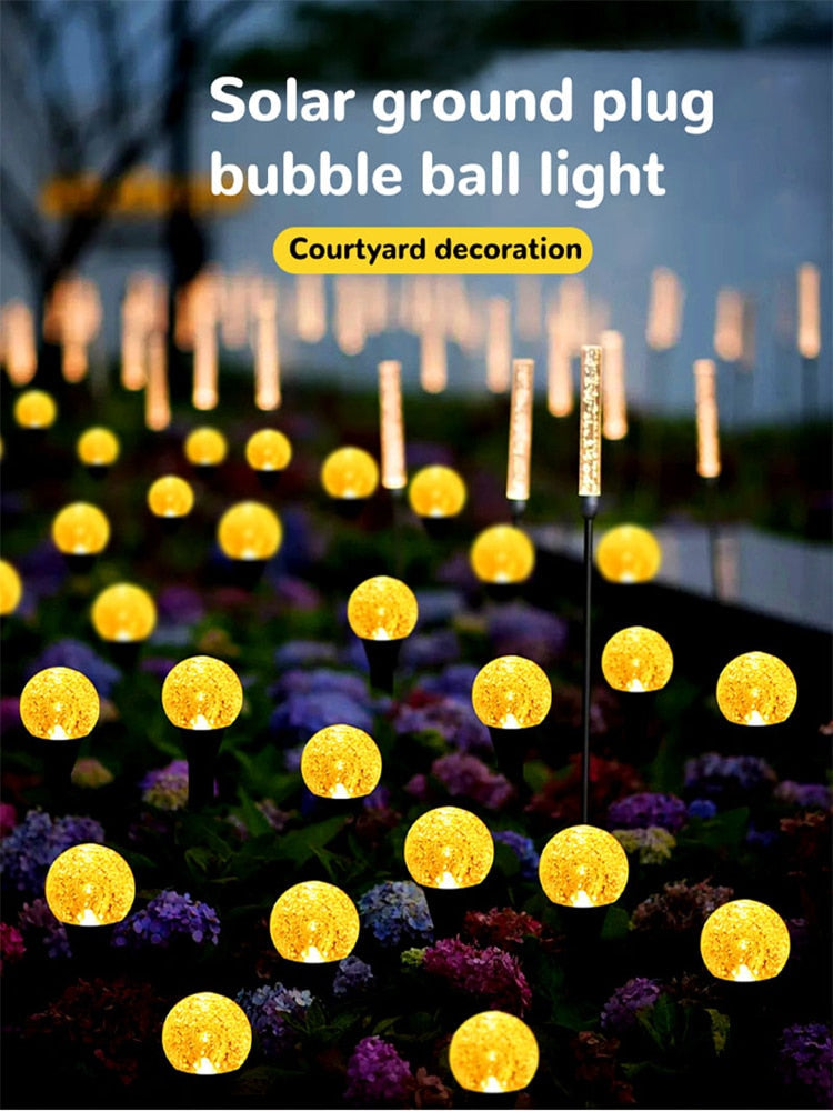 Ym Young LED Solar Bubble Light