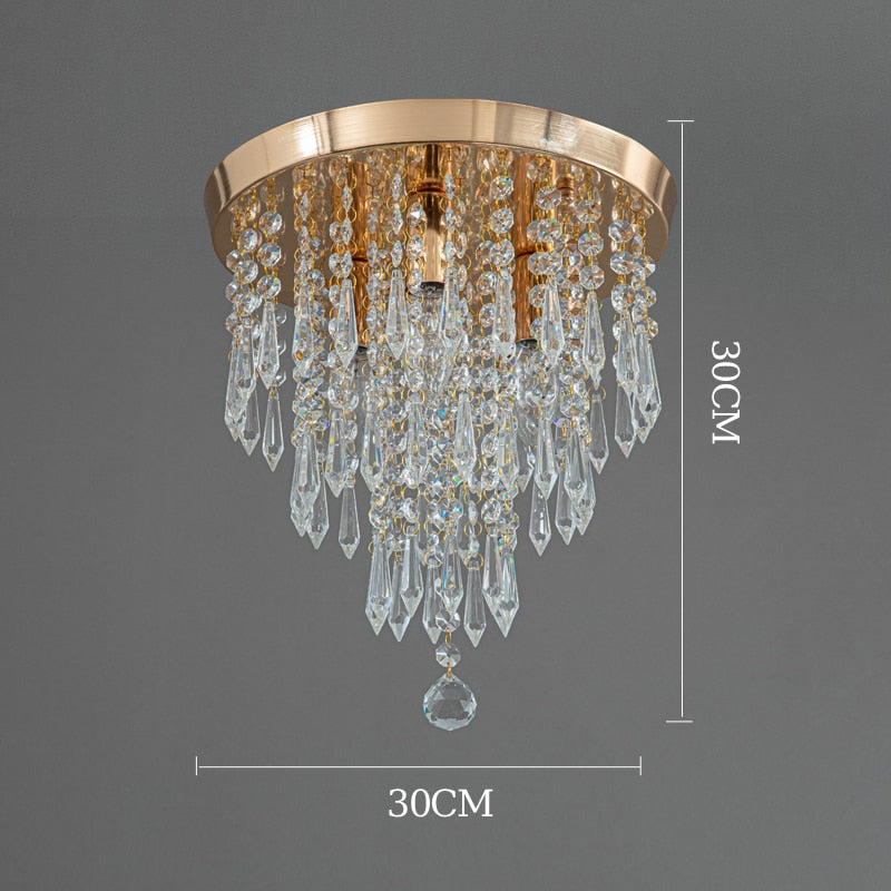 Wcus Golden Ceiling Light Fixture