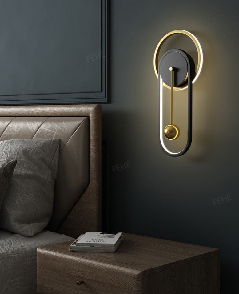 Wall Lamp Clock Accent Light
