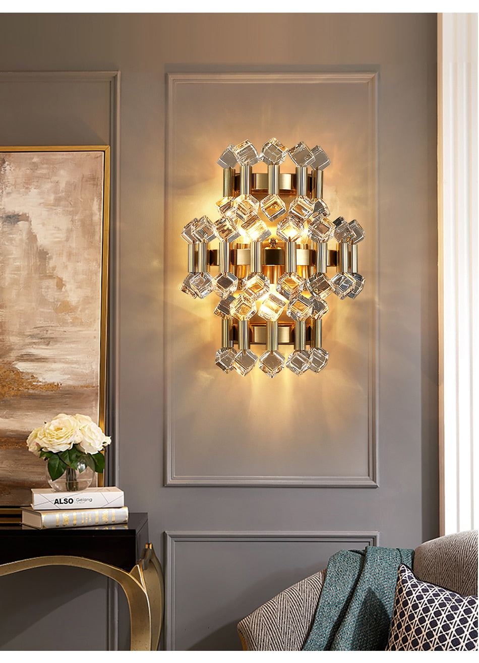 Ylk Rarmaden Colorful Crystal Sconce