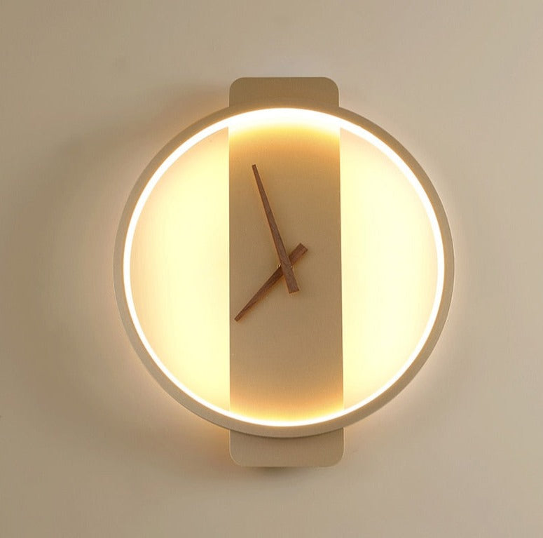 Wall Lamp Clock Accent Light