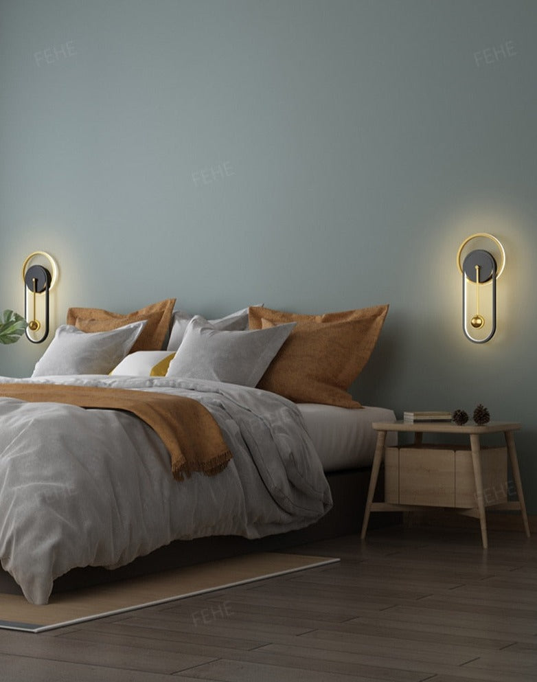 Wall Lamp Clock Accent Light