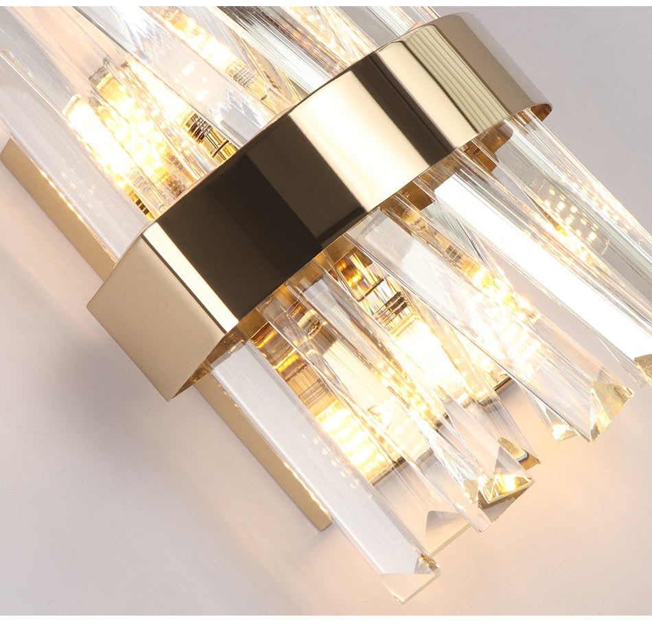 Ylk Valee - Contemporary Crystal Wall Sconce