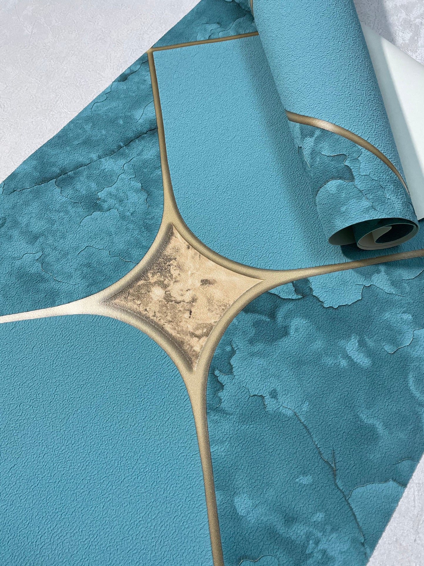 Royal Styled Suede Wall Wallpaper