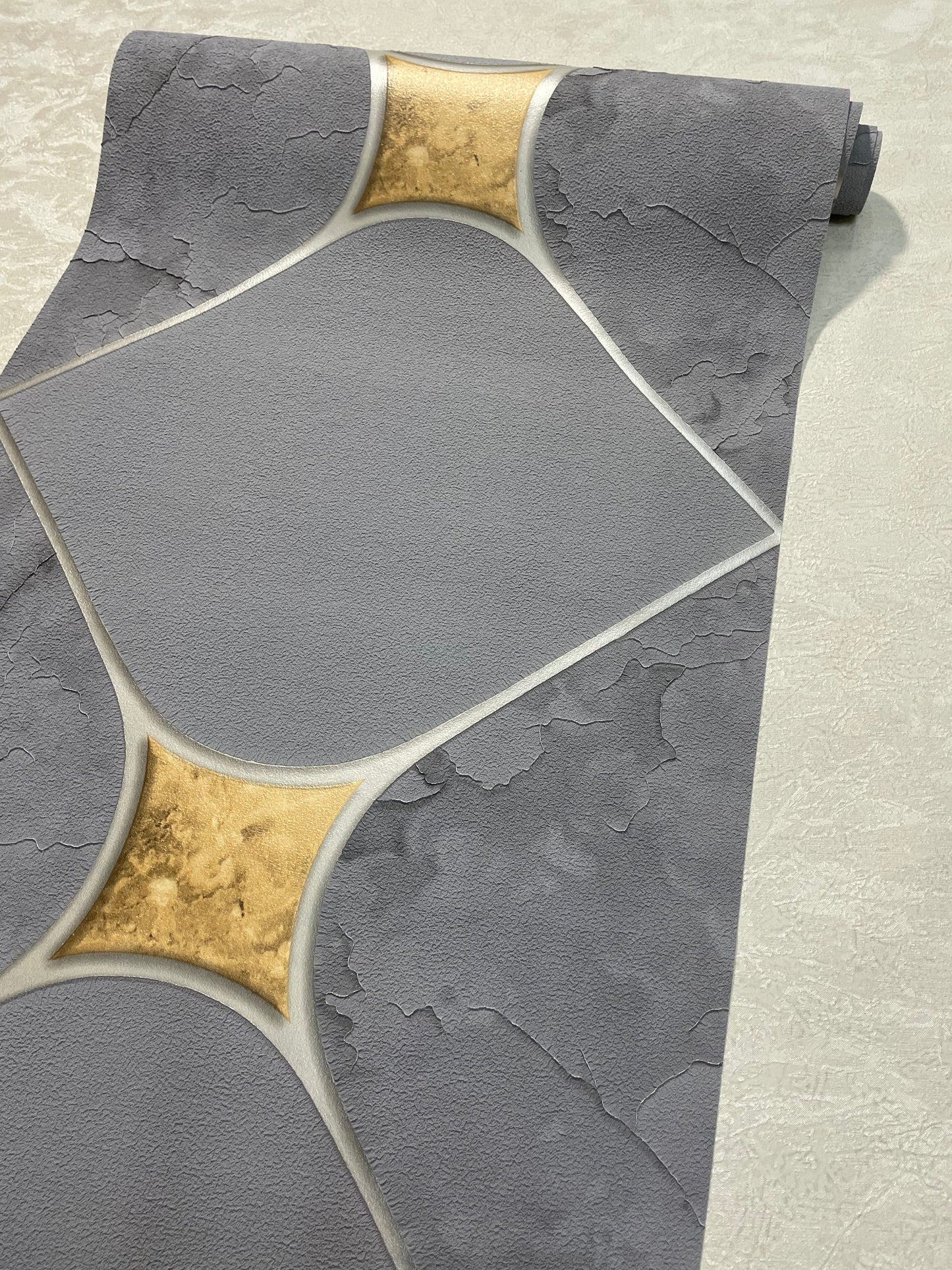 Royal Styled Suede Wall Wallpaper