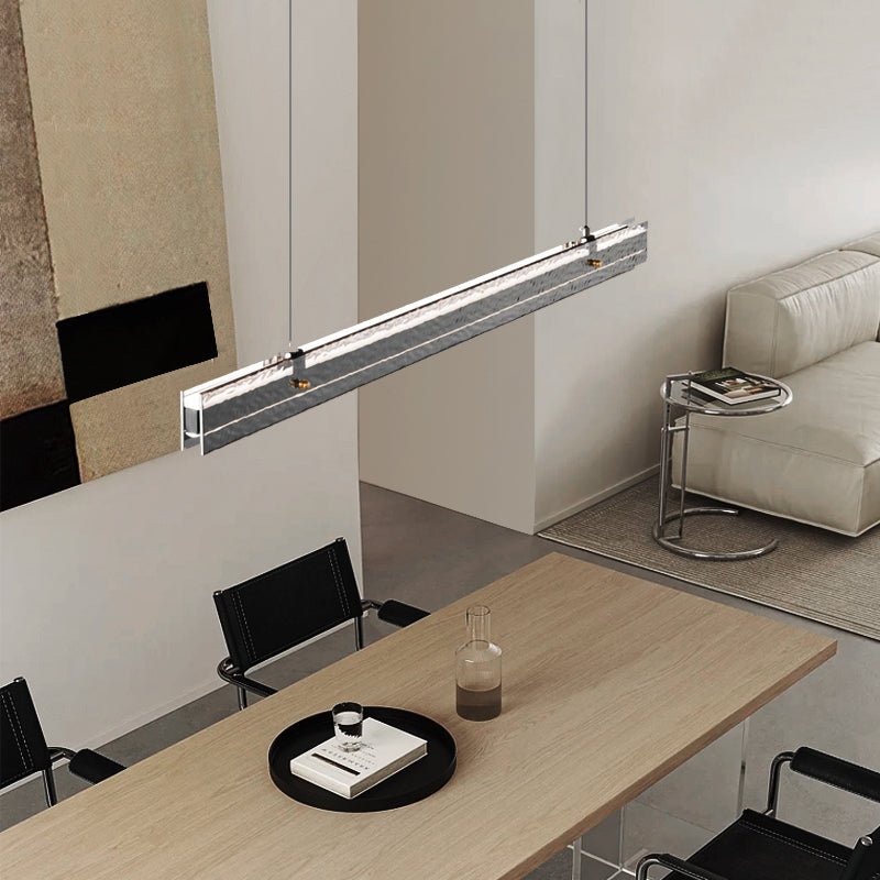 Linear Ribbon Island Pendant Light