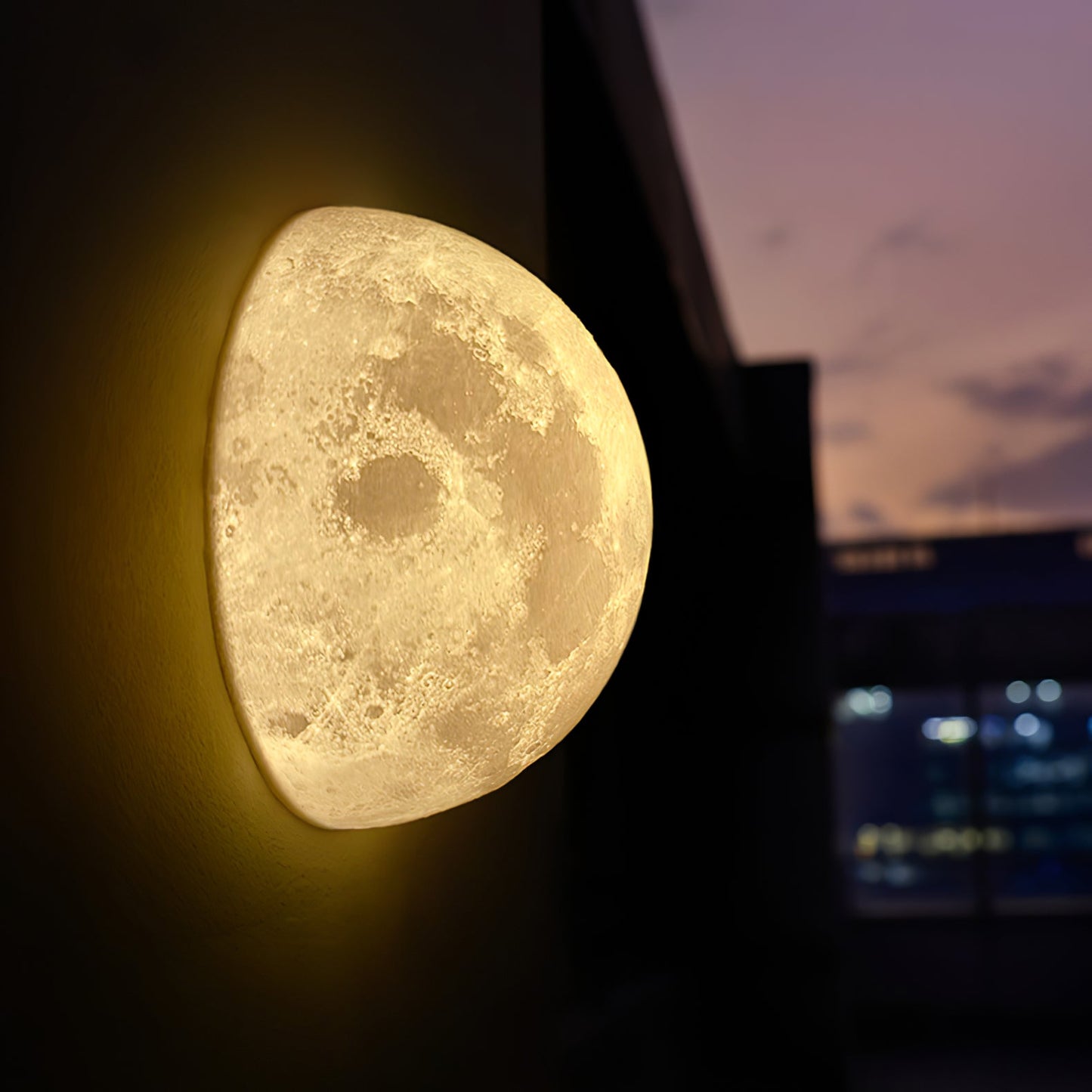 3D Moon Wall Lamp