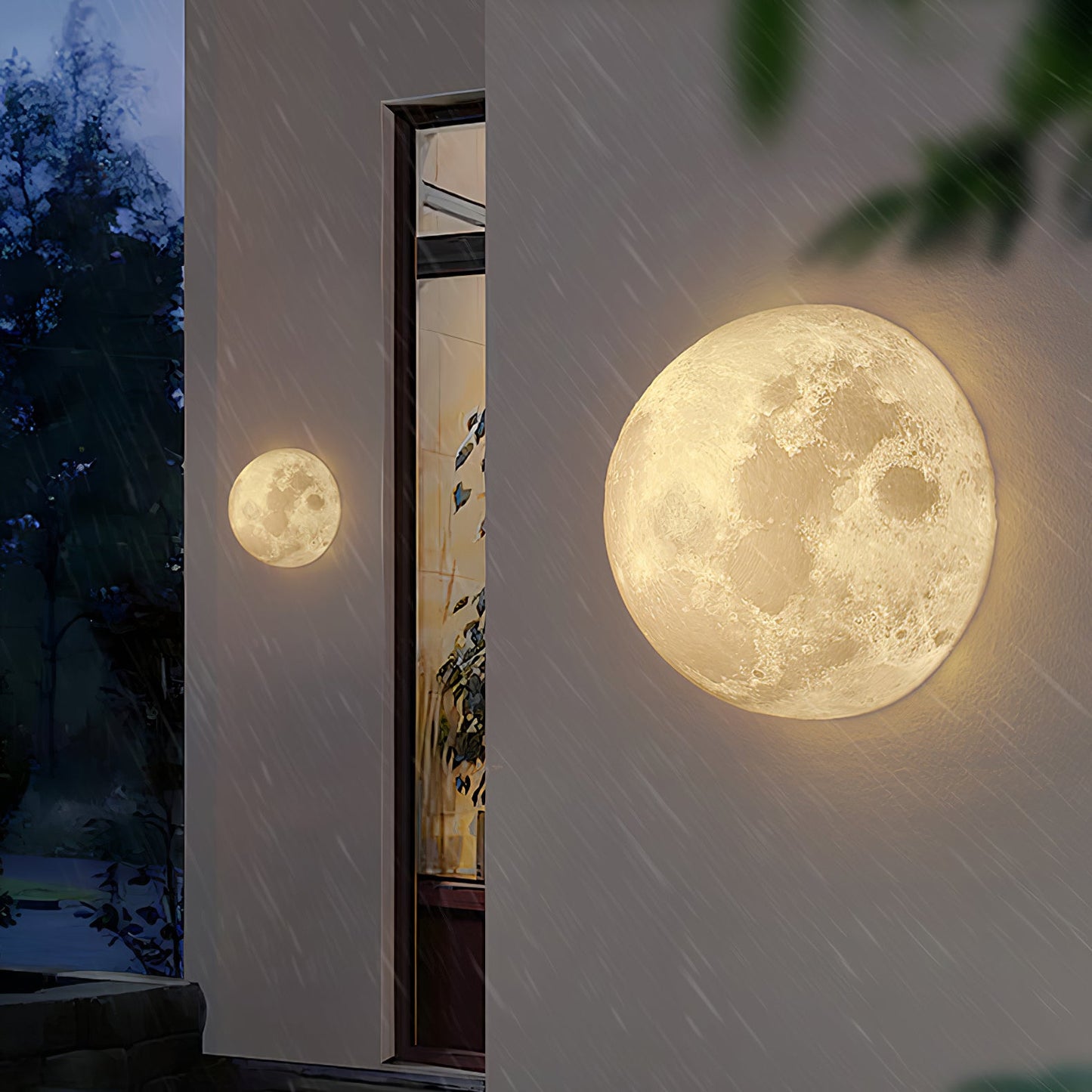 3D Moon Wall Lamp