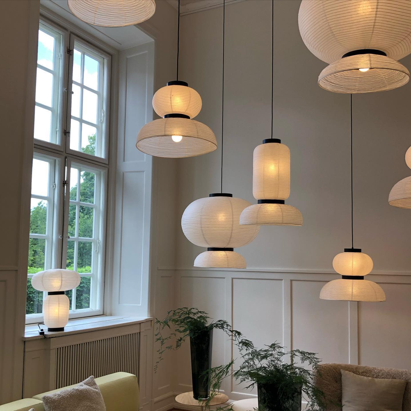 Rice Paper Lantern Pendant Lamp