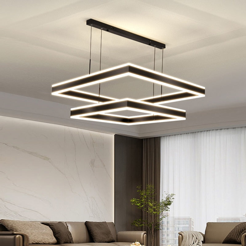 Ylk Kare Modern LED Chandelier