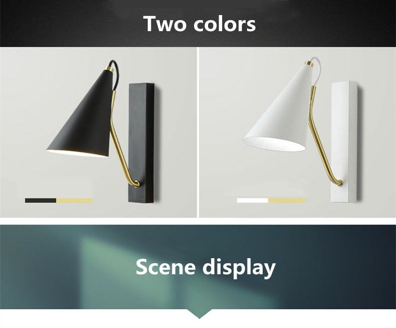 Nordic Minimalist Led Wall Lamp Modern Minimalist Bedroom