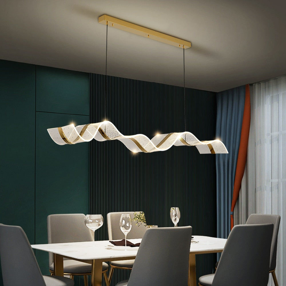 Ylk Linvee Modern Wave Pendant Light