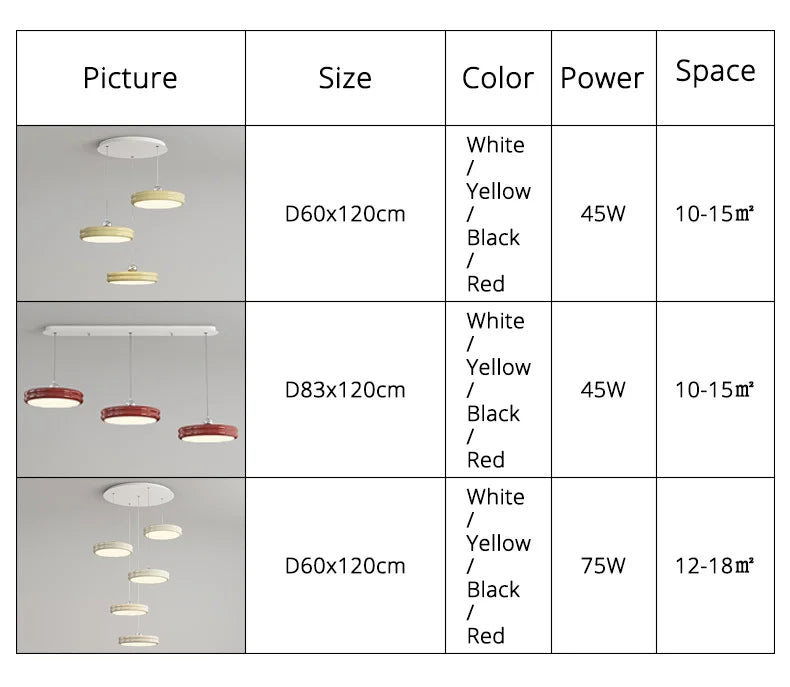 Qiyi Somdave Luxury Circular Pendant Light