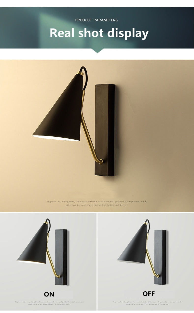 Nordic Minimalist Led Wall Lamp Modern Minimalist Bedroom