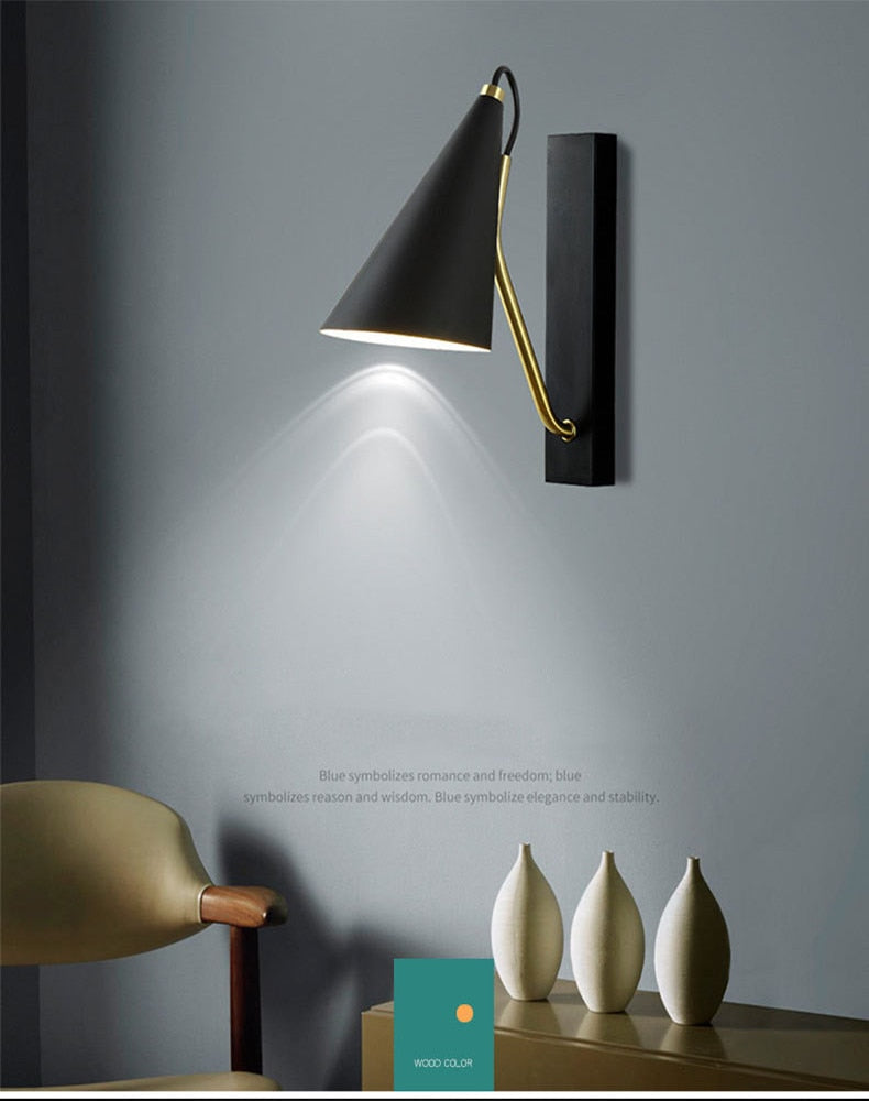 Nordic Minimalist Led Wall Lamp Modern Minimalist Bedroom