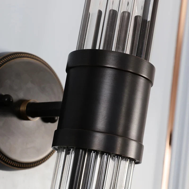 Modern Black Copper Wall Lamp