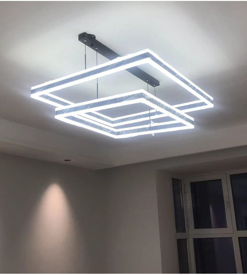 Ylk Kare Modern LED Chandelier
