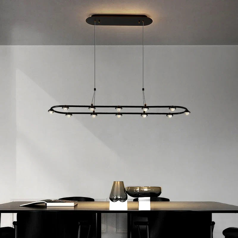 Oval Modern Pendant Lamp Decor