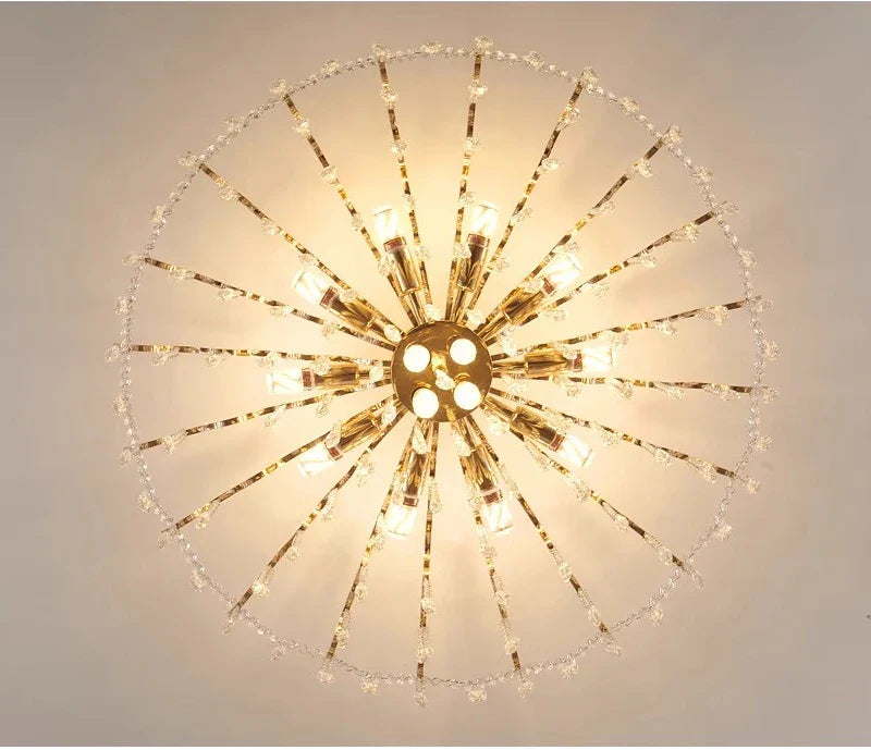 Ylk Jomnas Gold Ceiling Chandelier
