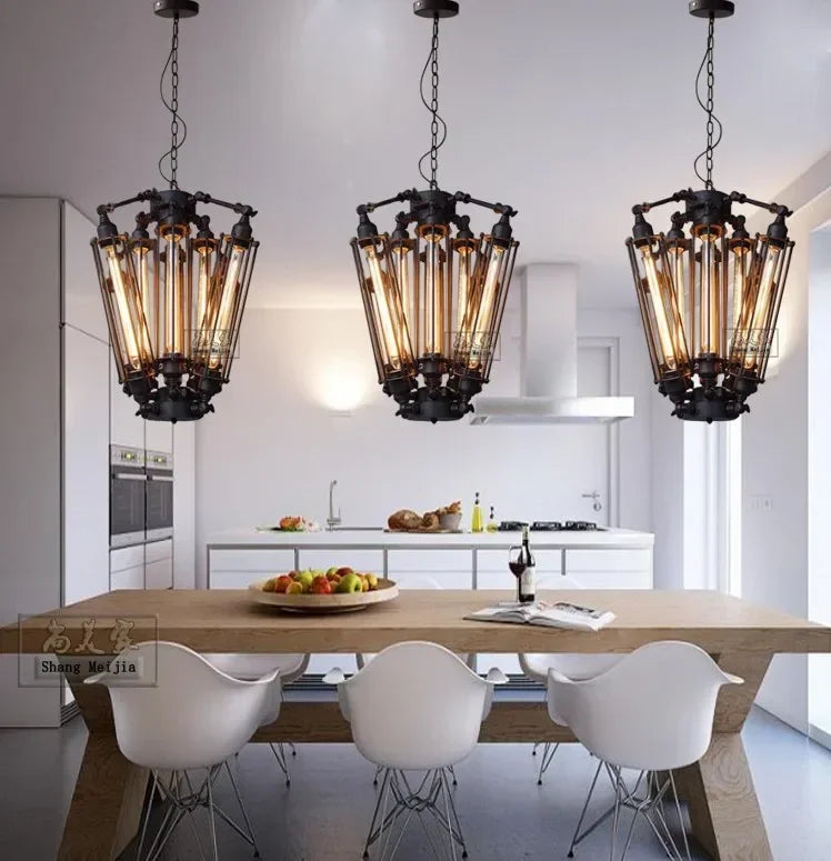 Edison Bulbs Lights Chandeliers Pendant Lamp Art Deco