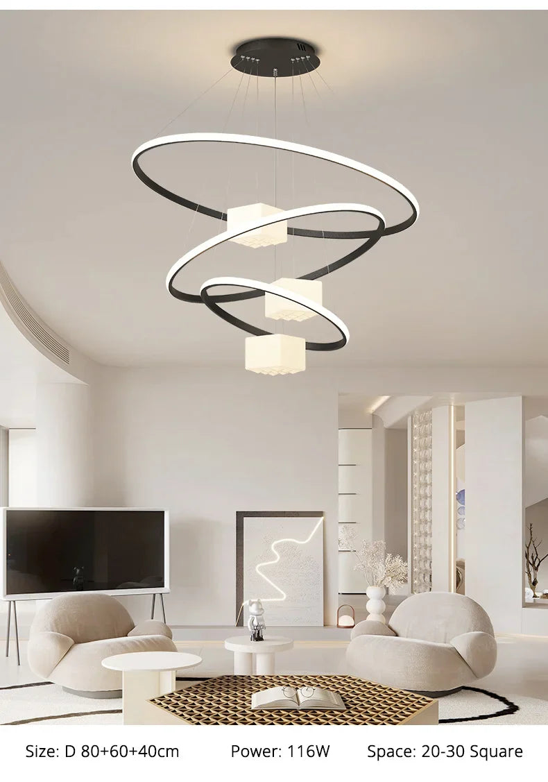 Qiyi Korkie Modern LED Chandelier