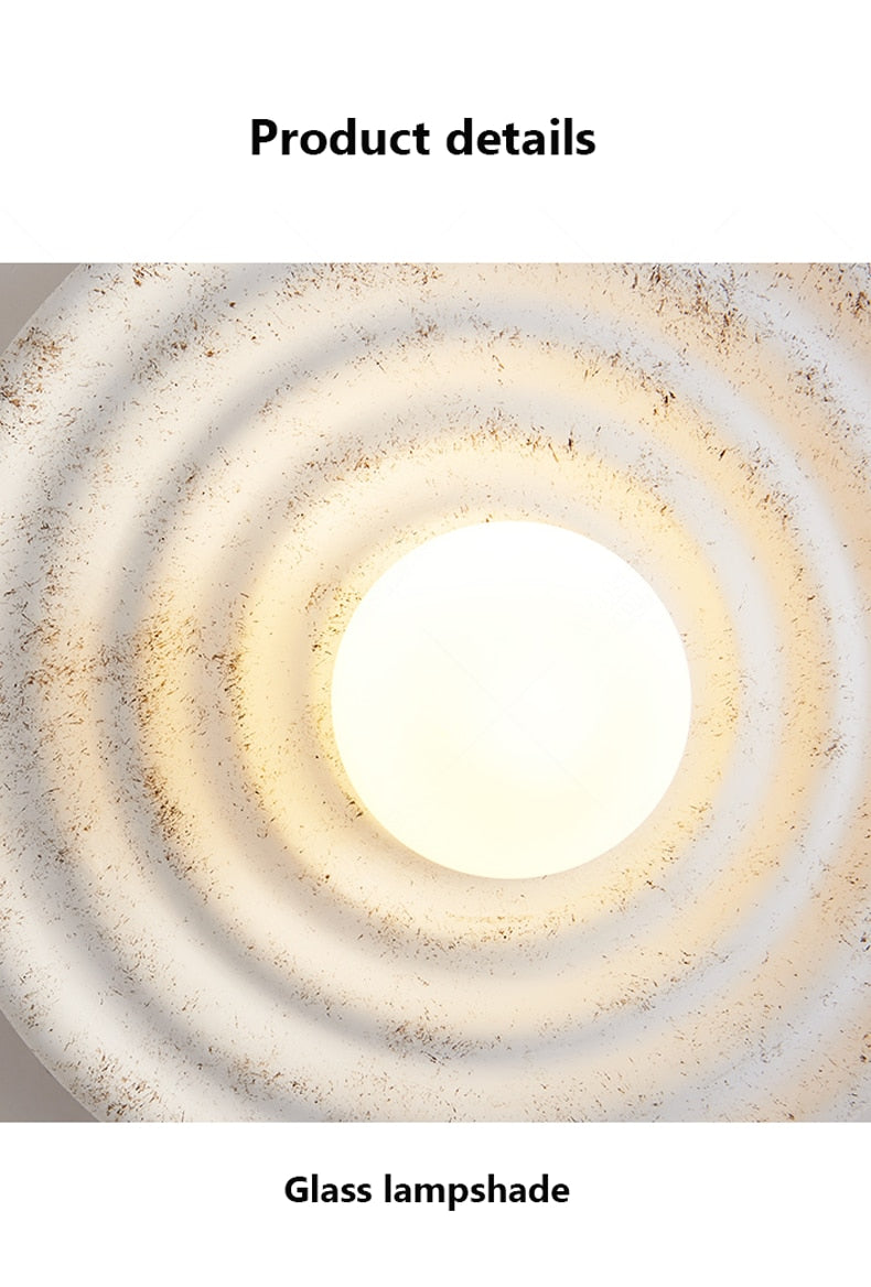 TML Wabi-sabi - Round Circle Wall Lamp Japanese Style