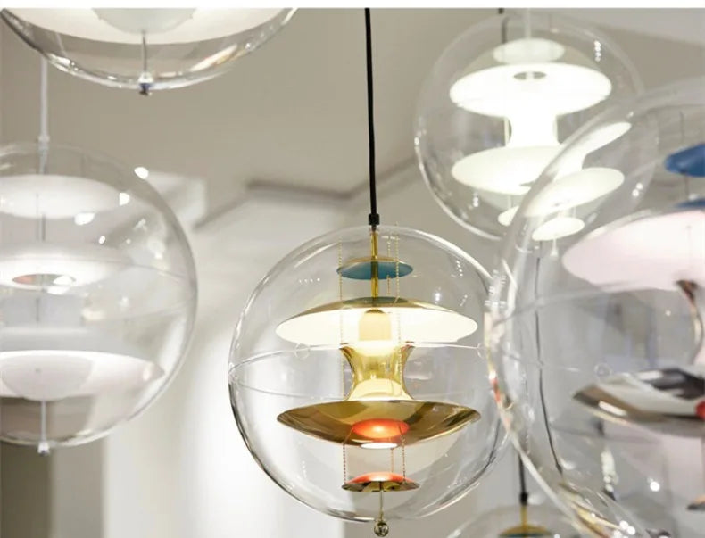Denmark Nordic Designer Acrylic Planet Pendant Lights