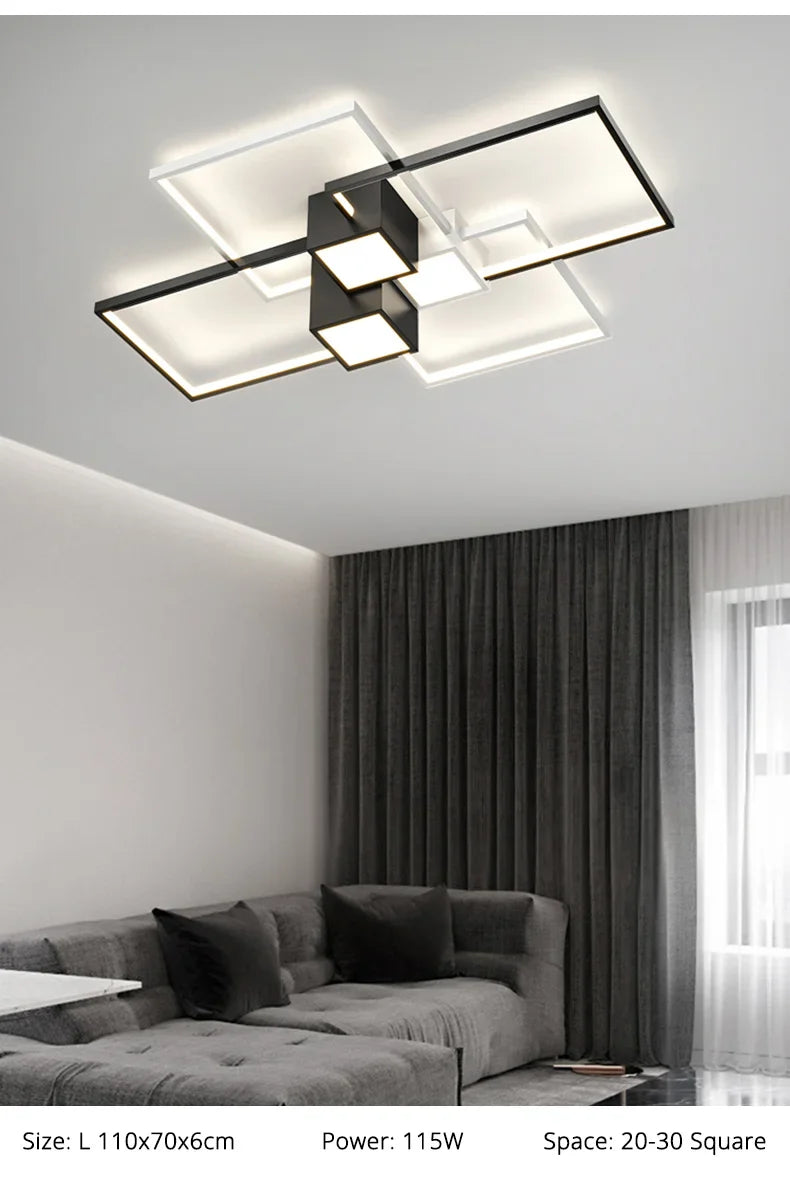 Qiyi Modern Ceiling Chandelier Lights