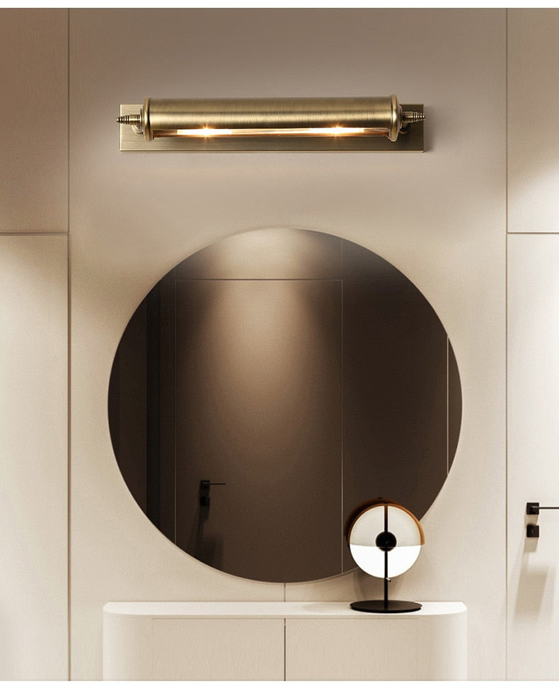 Wcus Vintage Bronze Bathroom Light